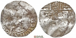 Денарий, Германия, Швабия, Heinrich II (1002-1024), м.д. Strassburg, Dbg. 920