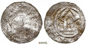 Денарий, Германия, Саксония, Нижняя Саксония, м.д. Goslar, type OAP