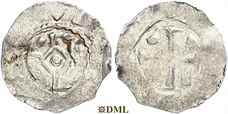 Денарий, Германия, Верхняя Лотарингия, Dietrich I (965–984), м.д. Remiremont, Dbg. 1400
