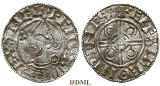 Денарий, Англия, Cnut (1016-1035), м.д. Winchester, монетарий Ælfsige, North 787