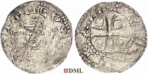 Денарий, Германия, Франкония, Heinrich III (1039-1056), м.д. Worms, Dbg. 846