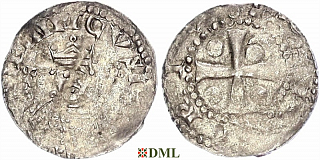 Денарий, Германия, Франкония, Heinrich III (1039-1056), м.д. Worms, Dbg. 846